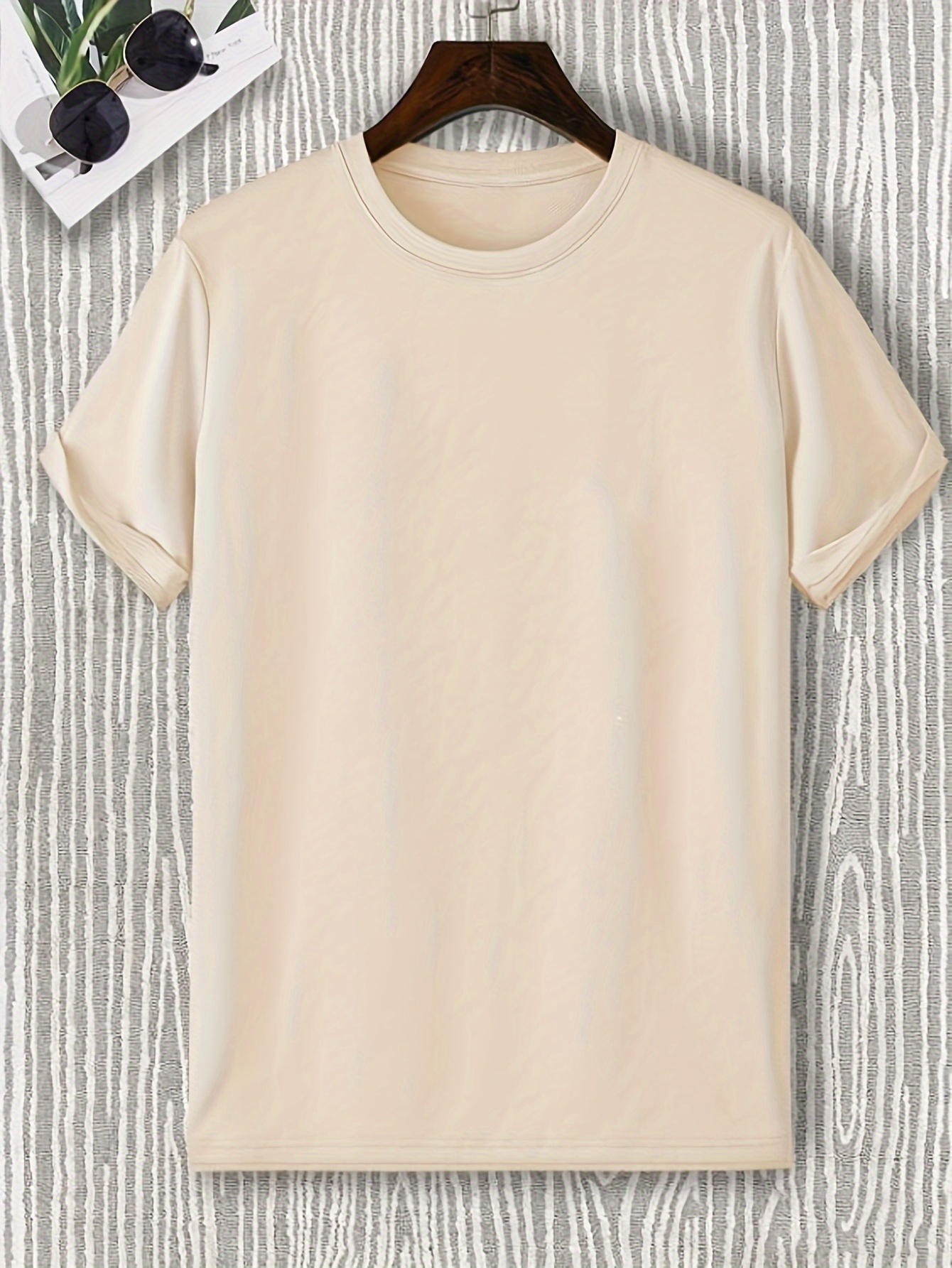 planet print mens graphic neck active t shirt casual tshirts for summer mens clothing tops for daily gym workout running details 4