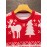 1pc Festive Acrylic Christmas Sweater for Men and Women - Crew Neck, Long Sleeve, Regular Fit, Knit Fabric with Deer and Tree Patterns, Medium Stretch, Party Pullovers for Fall/Winter