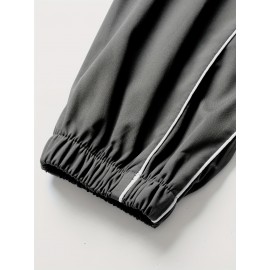 Men's Casual Loose Fit Joggers, Chic Street Style Sports Pants For Outdoor Activities