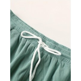 Fashionable Men's Summer Drawstring Casual Sports Loose Shorts, Suitable For Outdoor Sports, Comfortable And Versatile