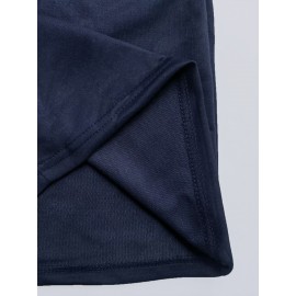 Men's Casual Summer Shorts - Comfy Polyester, Drawstring Waist with Pockets, Trendy Printed Design for Beach & Outdoor Activities